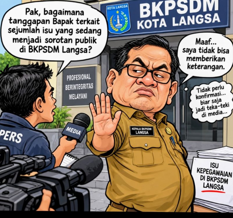 Keterangan foto : Ilustrasi Kontroversi kebijakan penempatan Siti Zuriah Sebagai Kepala BKPSDM Langsa 