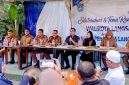 Keterangan foto: Wali Kota Langsa Jeffry Sentana S. Putra, S.E., saat menghadiri acara silaturahmi dan temu ramah bersama insan pers Kota Langsa.