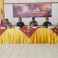 Keterangan foto: Tim penyuluh Karhutla Mabes TNI di Aula Kantor Camat Simpang Kanan, Jalan M. Yazid Hamta, Kelurahan Simpang Kanan.