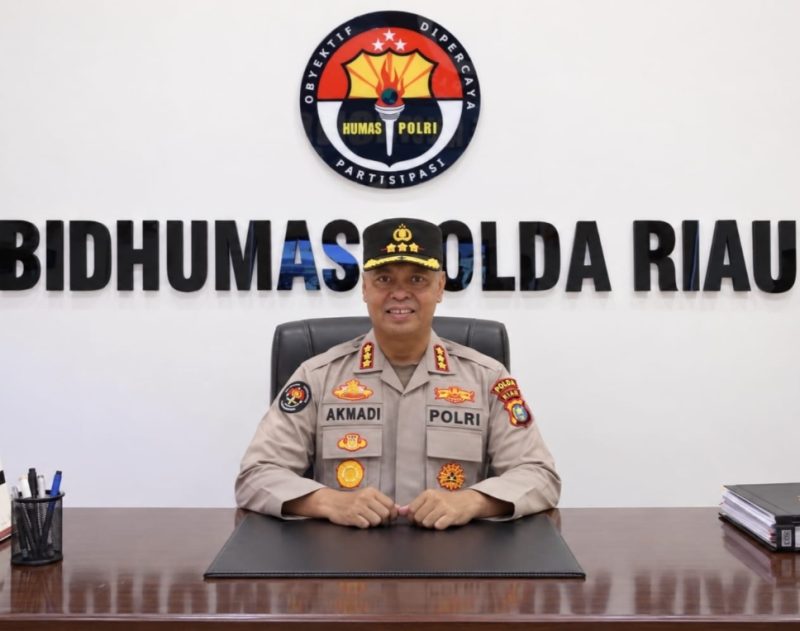 Keterangan foto : Kabid Humas Polda Riau Kombes Akmadi 