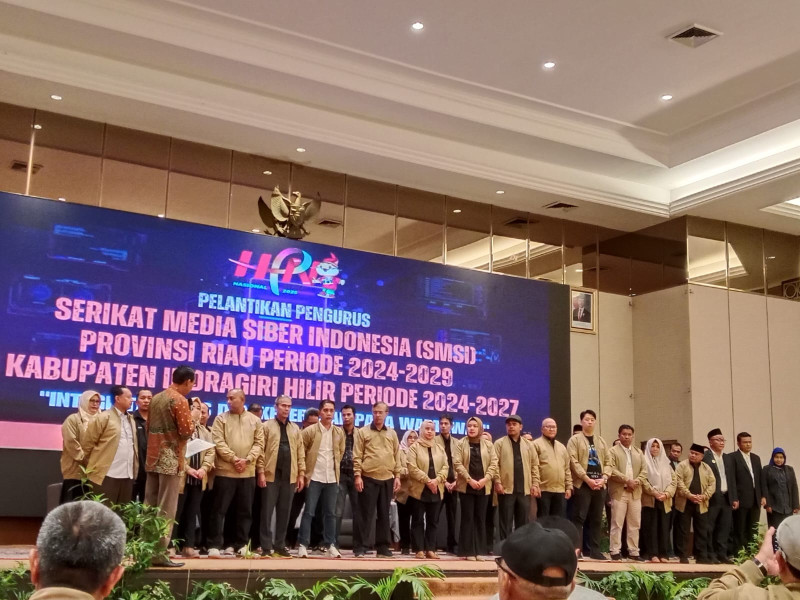 Pelantikan Pengurus SMSI Provinsi Riau
