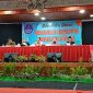 Ket. Foto : Pimpinan Sidang Musyawarah Cabang PPTSB Tapanuli Utara, Sabtu, 1 Maret 2025, di Sopo Partungkoan, Tarutung.