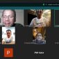 Ket. Foto : Voucke Lontaan, Ketua PWI Sulut, Saat Menggelar Rapat Zoom Meeting Dengan 15 Pengurus Cabang PWI se - Sulut (Ketua Sekertaris dan Bendahara), Jumat Malam (28/2/2025),
