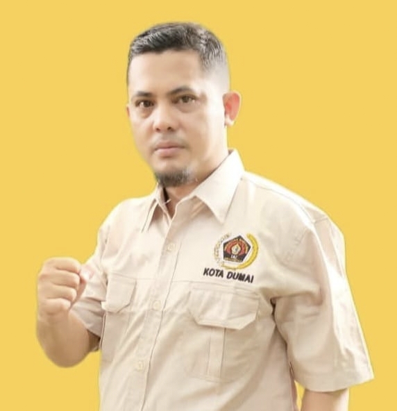 Ket. Foto : Ricky Syahputra, Plt Bendahara, PWI Kota Dumai.