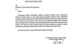 Ket Foto : Surat Satgas PHK, ke PLN (sumber foto Int) 