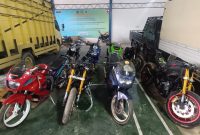 Ket. Foto : Sepeda Motor Asal Thailand, Hasil Tangkapan KPPBC TMP C Langsa. 