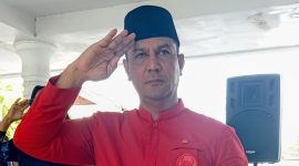 Ket. Foto : Sebagai Puttra Kelarihan Langsa, Anto Jakarta, Hadir di Peringatan HUT Langsa 