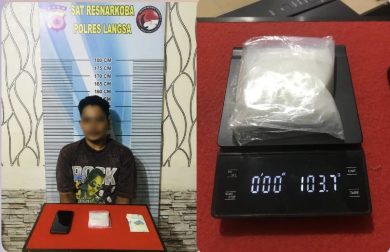 Ket. Foto : RF, Tersangka Peredaran Narkoba. 