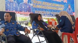 
Ket. Foto : ASN Pemko Langsa Sedang Melaksanakan Donor Darah