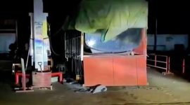 Ket. Foto : Temuan Tim For-Win,  di salahsatu SPBU di Lampung. Yang Beraksi di Tengah Malam. 