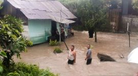 Ket. Foto : Salah satu daerah yang terdampak banjir di Sumatra Utara (Foto Istimewa) 