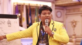 Ket. Foto : Presiden Mahasiswa USCND Langsa, Mirza Maulana