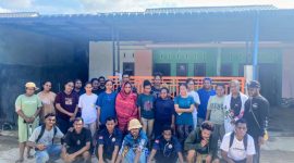 Ket. Foto : Mahasiswa asal Papua yang tinggal di Kota Langsa, Aceh.