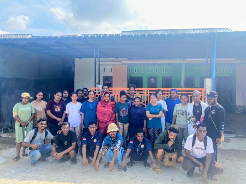 Ket. Foto : Mahasiswa asal Papua yang tinggal di Kota Langsa, Aceh.