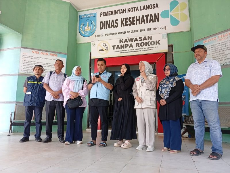 Ket. Foto ; Walikota Langsa Jeffry Sentana S. Putra,.SE,  Bersama unsur Muspika Kota Langsa