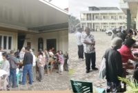 Ket. Foto : Pasar Murah Panitia Natal, di Gereja HKBP Rajawali