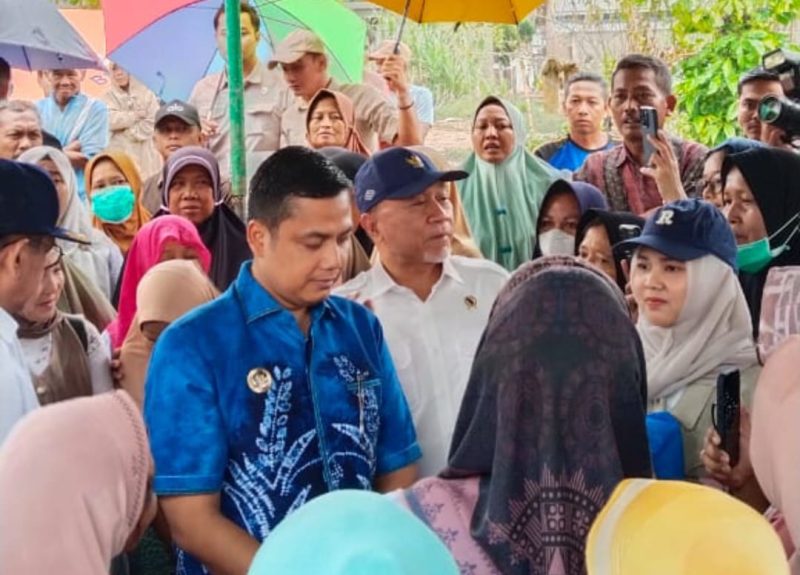 Ket. Foto :Kunjungan Rombongan Menteri Koordinator Bidang Pangan Zulkifli, di Kota Langsa