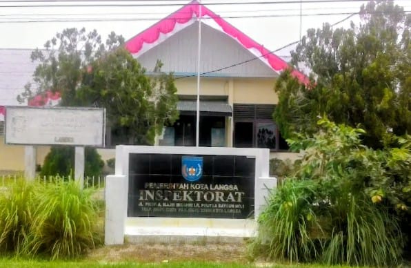 Ket. Foto : Kantor Pembantu Inspektorat Kota Langsa