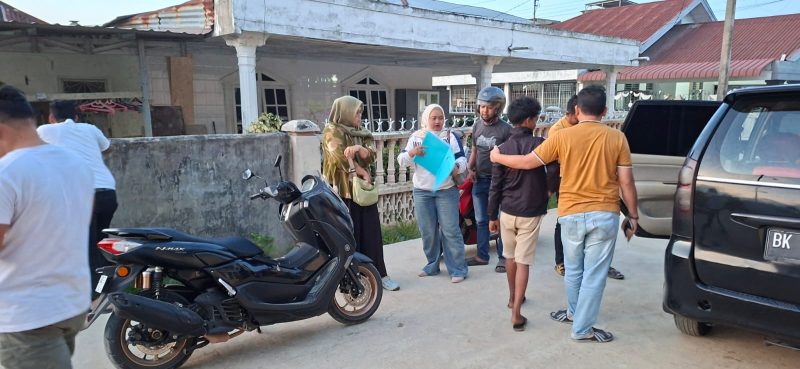 Ket. Foto : Unit Resmob Polres Langsa, dipimpin oleh Kanit Resmob Aiptu Sulaiman, S.E, Menangkap N alias KIBO (20), Terduga Pelaku Pemerkosaan