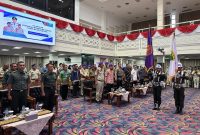 Ket. Foto : Pelantikan, Komando Resimen Mahasiswa Raden Inten Lampung massa bakti 2026 - 2028.