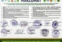 Ket. Foto : Maklumat yang Dekluarkan Dinas Syariat Islam Kota Langsa.