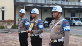Ket. Fo : Upacara Pemberhentian Tidak Dengan Hormat (PTDH) Personel Polres Dumai