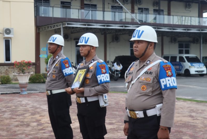 Ket. Fo : Upacara Pemberhentian Tidak Dengan Hormat (PTDH) Personel Polres Dumai