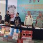 Ket. Foto : Kepala Bea Cukai Langsa, Dwi Harmawanto, bersama Forkopimda kota Langsa, melaksanakan pemusnahan Barang Kena Cukai Hasil Tembakau (BKC HT) ilegal 
