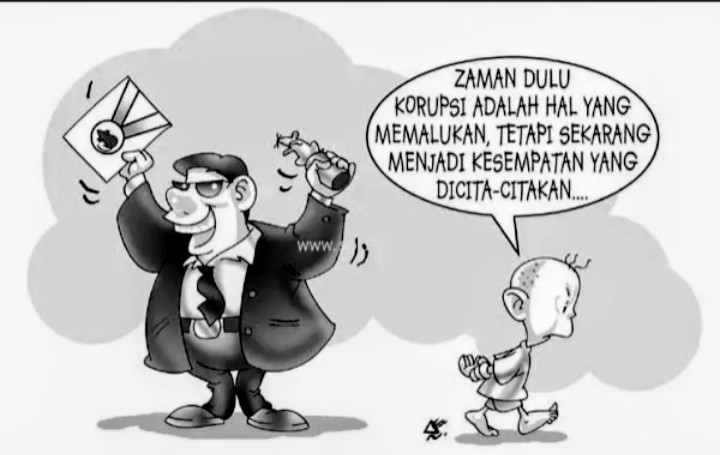 Ket. Foto : Ilustrasi Prilaku Korupsi