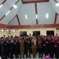 Ket. Foto :Kepala Dinas Pendidikan dan Kebudayaan Provinsi Lampung, Thomas Americo, saat melantik 51 Kepala Sekolah