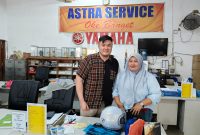 Ket. Foto : Jimmy, pelaku usaha otomotif, khususnya showroom dan bengkel di kawasan toko belakang Jalan Iskandar Muda, Kecamatan Langsa Kota. 