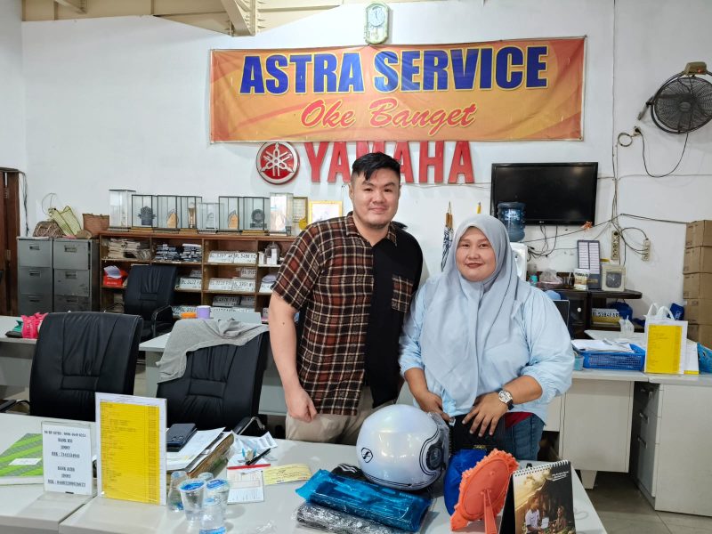 Ket. Foto : Jimmy, pelaku usaha otomotif, khususnya showroom dan bengkel di kawasan toko belakang Jalan Iskandar Muda, Kecamatan Langsa Kota. 