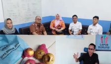 Keterangan foto : Terindikasi buah busuk yang di salurkan ke dapur SPPG Merbau Mataram Mekar Jaya. 