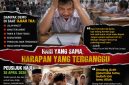 Keterangan foto : Benner himbauan untuk tidak korbankan kepentingan umum, dengan aksi demo. 