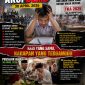 Keterangan foto : Benner himbauan untuk tidak korbankan kepentingan umum, dengan aksi demo. 