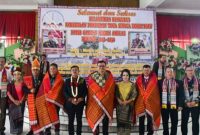 Ket. Foto : Foto bersama pengurusan Parsadaan Pomparan Toga Sinaga dohot Boru (PPTSB) periode 2026–2030.
