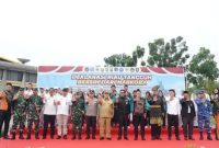 Keterangan foto : Forkopimda menggelar Apel Kesiapan Satuan Tugas (Satgas) Anti Narkoba di Lapangan Apel Gubernur Riau, Sabtu (25/4/2026).(foto:ist) 