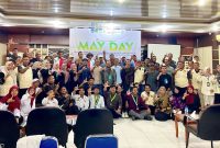 Keterangsn foto ; SEMMI dan KAMMI Kota Langsa Peringati Hari Buruh
