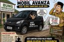 Keterangan foto : Karikatur penggelapan satu unit mobil Avanza milik Badan Usaha Milik Gampong (BUMG)