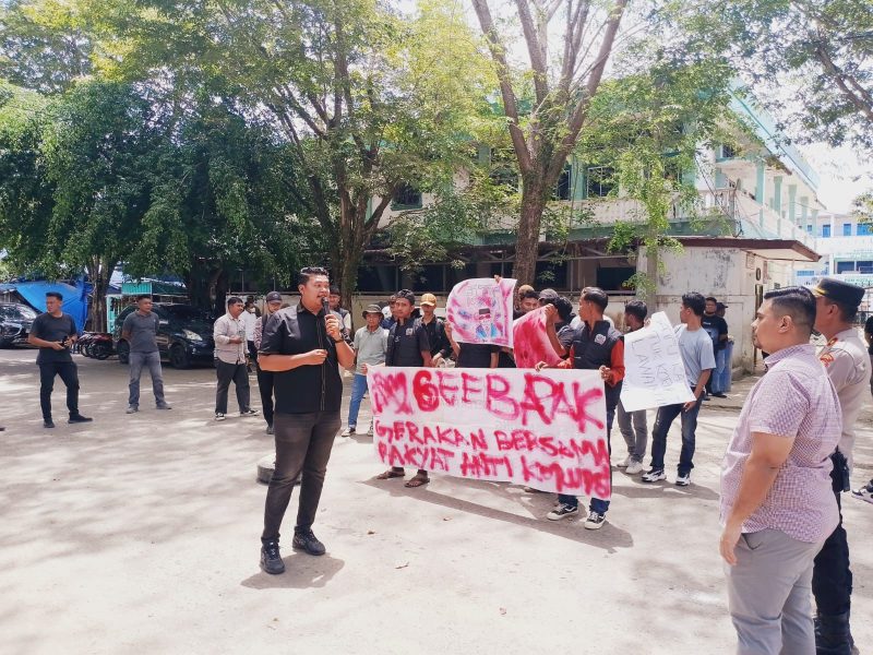 Keterangan foto : Wahyu Ramadana, Inisiator Geurakan Bersama Rakyat Anti Korupsi, 