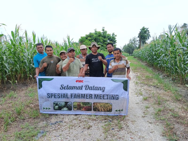 Keterangan foto : Polsek Bukit Raya menjalin kolaborasi strategis dengan PT FMC Indonesia di bidang pertanian.