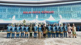 Keterabgan foto : Pejabat Daerah,  memperingati HUT ke-195 tahun Kota Kendari, yang  bertepatan dengan penyelenggaraan United Cities and Local Government (UCLG) ASPAC 2026. 