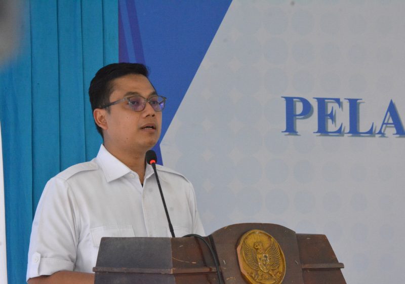 Keterangan foto : Walikota Langsa, Jeffry Sentana S. Putra, saat di kukuhkan sebagai Ketua  Komite Olahraga Masyarakat Indonesia (KORMI) Kota Langsa. 