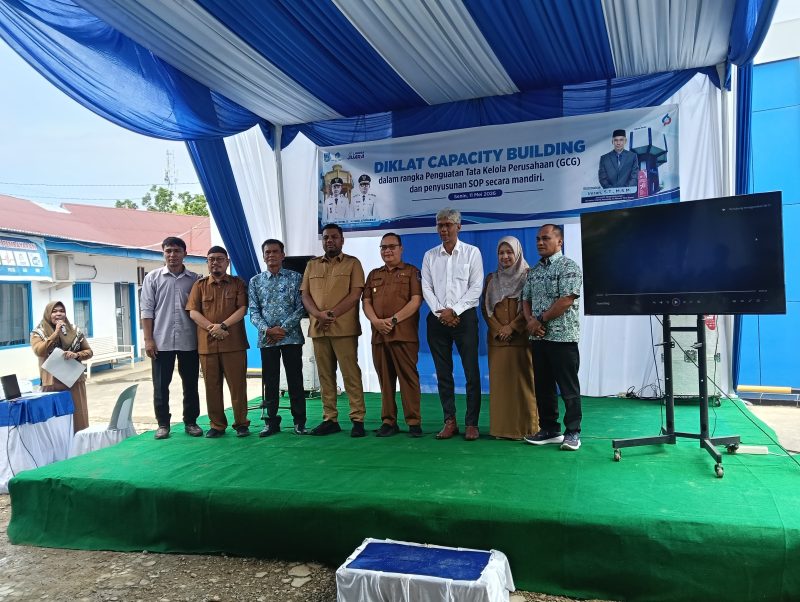 Keterangan foto : Acara diklat capacity building PDAM Tirta Keumuning Kota Langsa. 