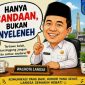 Keterangan foto : Benner walikota langsa, mengajak masyarakat berkimunisai yang baik, 