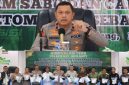 Keterangan foto : Wakapolda Riau Brigjen Pol. Dr. Hengki Haryadi, S.I.K., M.H., saat pimpin konferensi pers pengungkapan tindak pidana narkotika jaringan internasional dalam rangka Operasi Antik Lancang Kuning (LK) 2026, di Kepulauan Meranti. (Foto : ist) 