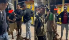 Keterangan foto : Polsek Tapung menangkap dua pelaku pencurian dengan kekerasan (curas)