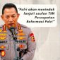 Keterangan foto : Kapolri Jenderal Pol Drs. Listyo Sigit Prabowo, M.Si., saat menyampaikan komitmen Polri untuk terus berbenah dan meningkatkan pelayanan kepada masyarakat. (ist/2026)
