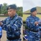 Keterangan foto : Penyematan tanda peserta Perkemahan Sabtu Minggu (PERSAMI) Korps Kadet Republik Indonesia (KKRI) Gelombang 5 Tahun 2026 di Apron Base Ops Lanud Roesmin Nurjadin. (foto.Ist) 