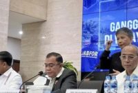 keterangan foto : Konferensi pers Bareskrim Polri dengan PLN mengenai pengusutan penyebab blackout Sumatra. (Foto : tirrot.id)